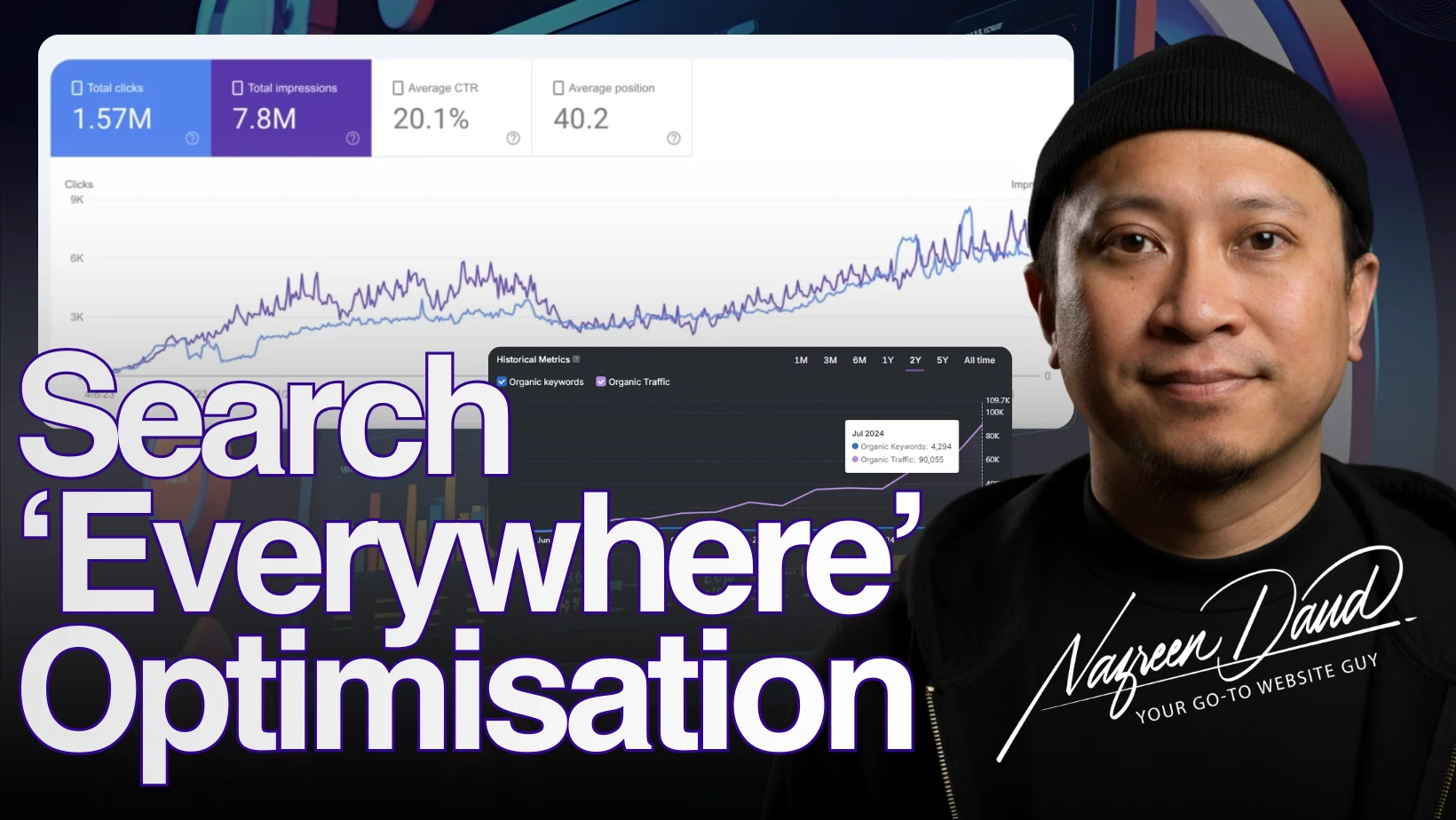 Screenshot of Search 'Everywhere' Optimisation project